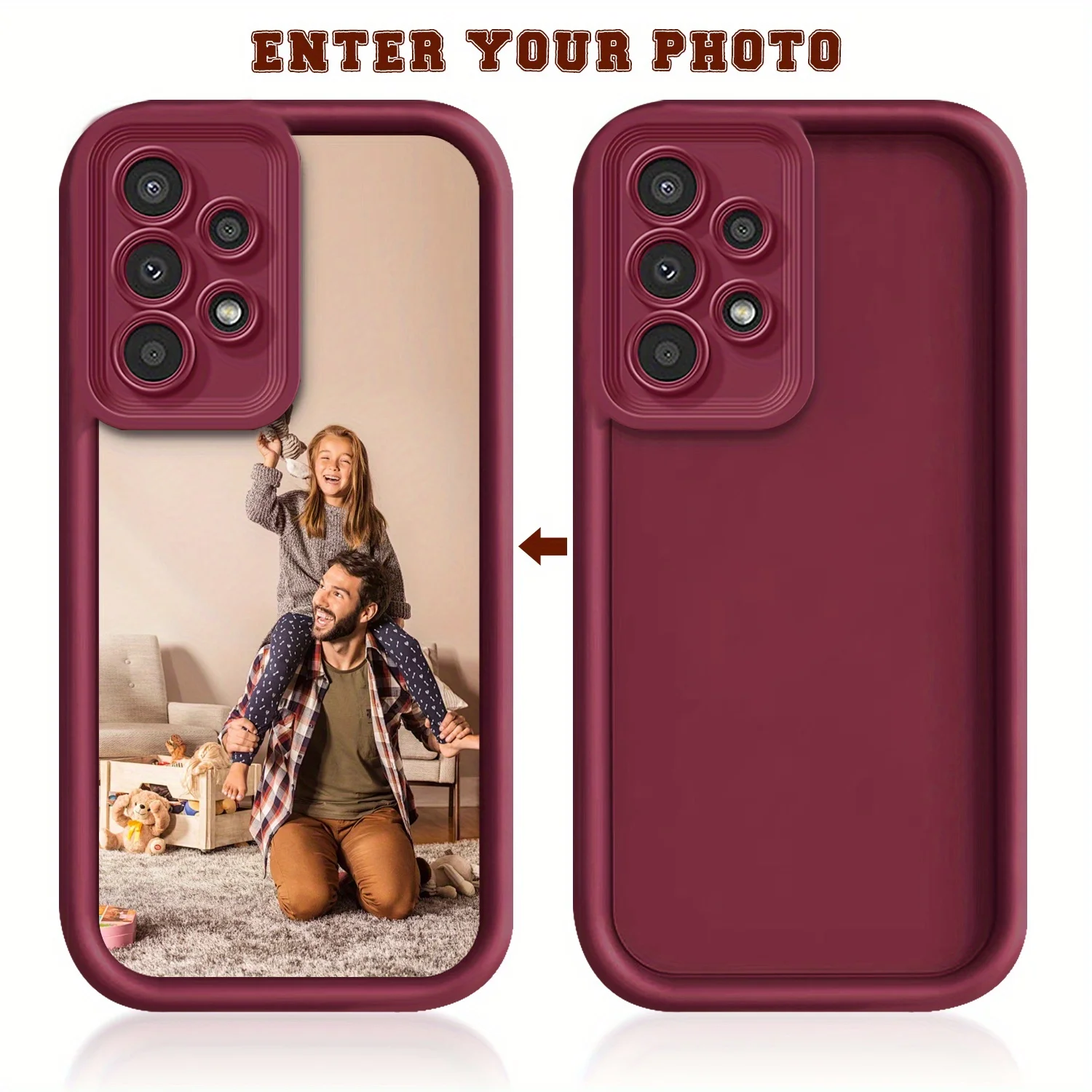 Custom DIY Selfie Photo Soft Phone Case