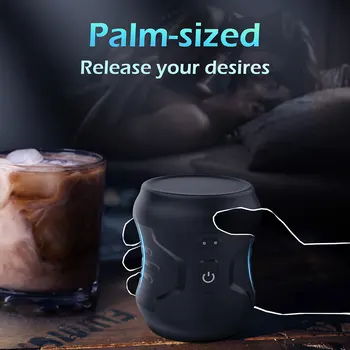 Newest Automatic Male Masturbator Cup Real Blowjob Sucking Machine Masturbators Vagina Masturbation Sex Toys Adult Goods for Men 4