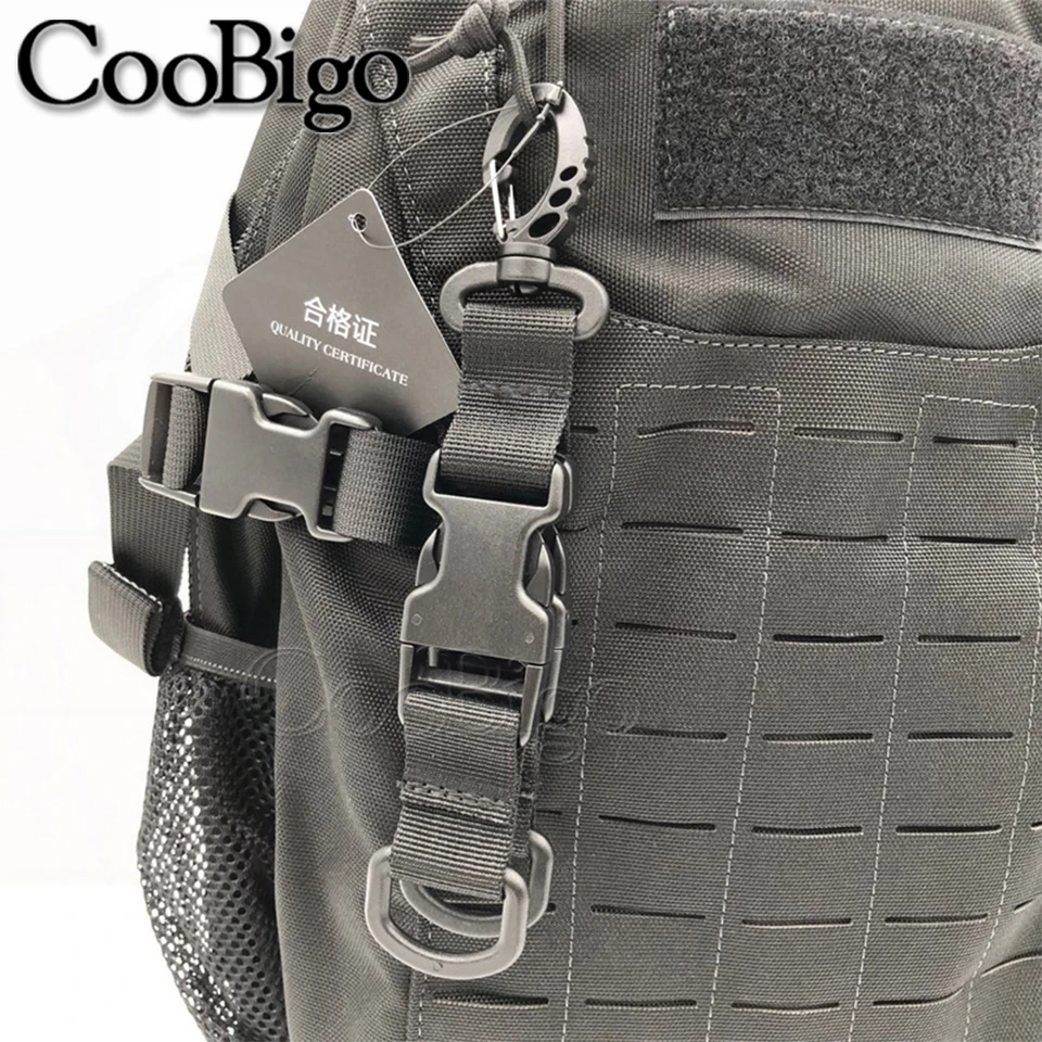 Cinghie Antiscivolo Per Zaini - 2 Pezzi Con Moschettoni, Regolabili E Sicure - Foto 4