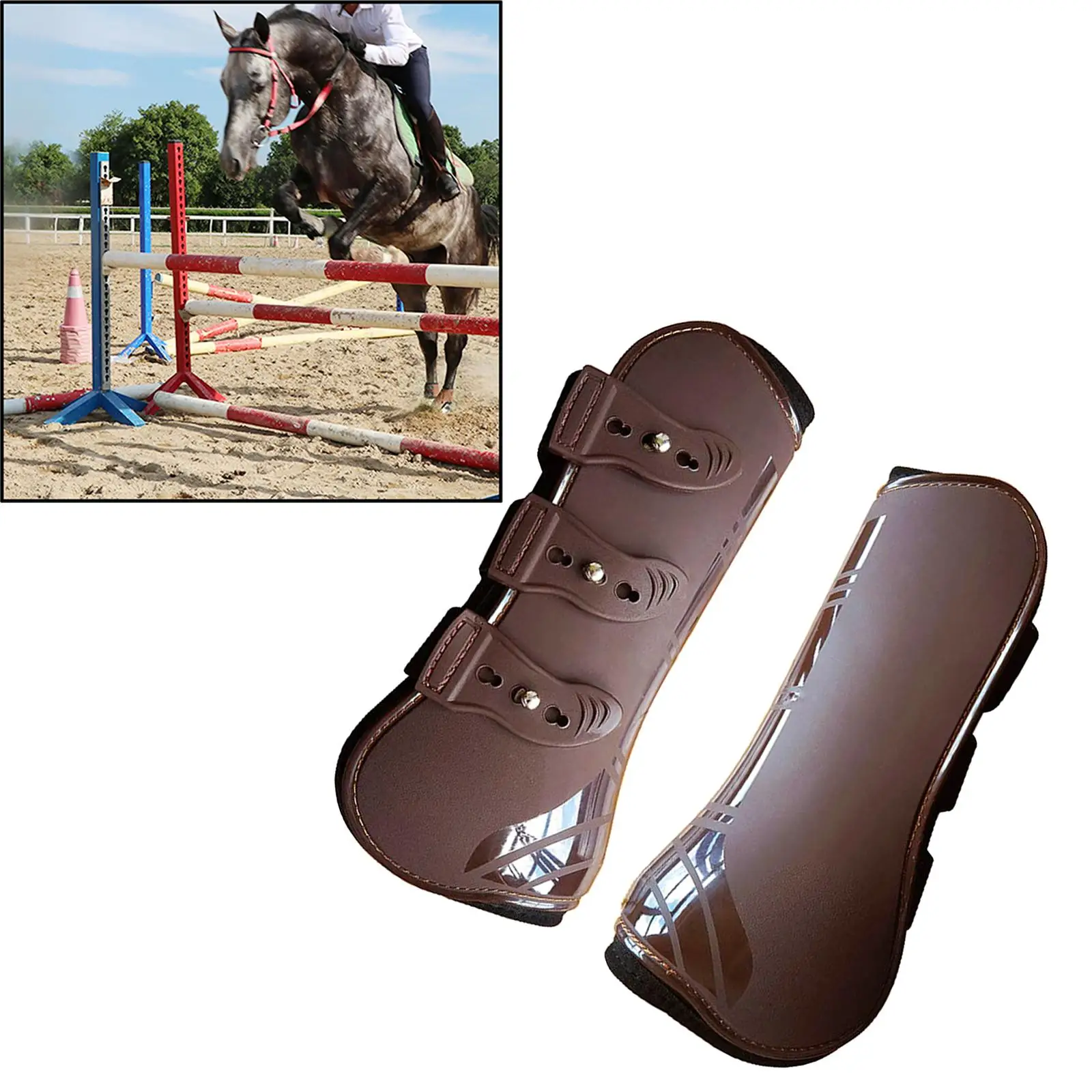 Bottes tendon de cheval avant ouvert/fetlock botte pour chevaux bottes
