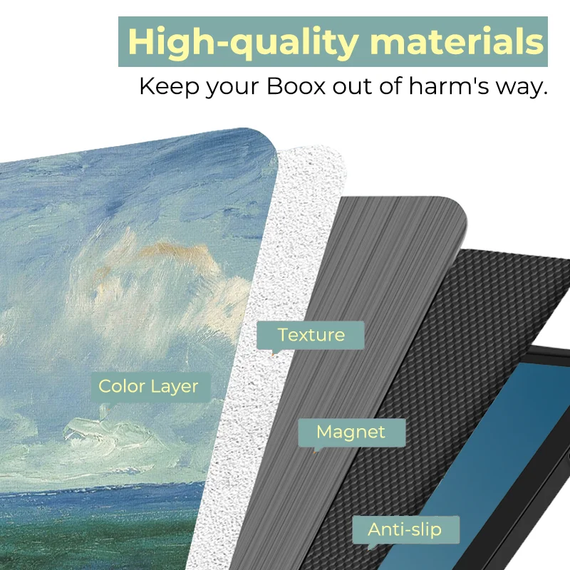 Ultra-Thin Magnetic Book Cover with Auto Wake-Up Function
