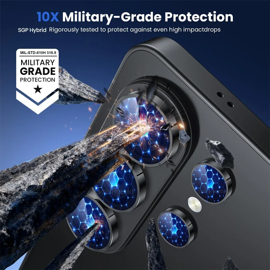 Enhanced Metal Ring Lens Glass Camera Protector Cover - Premium Accessories