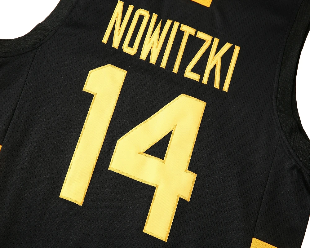 Bg Basketball Jerseys Deutschland 14 Nowitzki Jersey Cheap High-quality Outdoor Sports Sewing Embroidery Black 2023 New