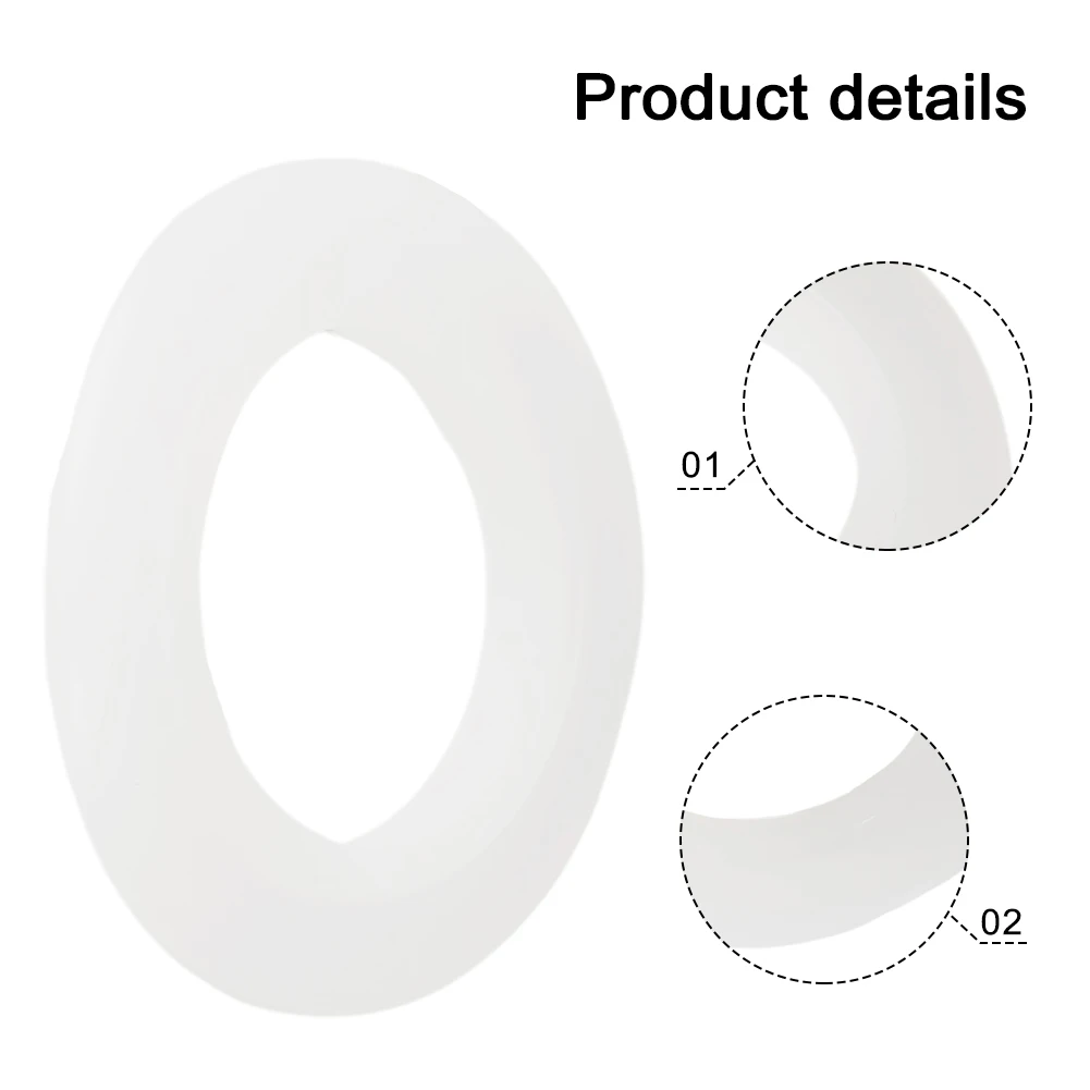 Silicone Rubber Flat Gaskets Outer Dia 35mm-41mm Sink Pop Up Plug Silicon Cap O Rings Seal Washers Sealing Ring 1/5pcs plumbing tool