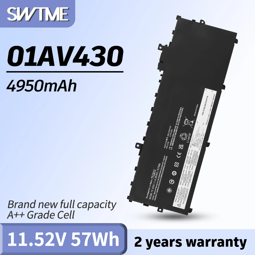 01 Av430 Sostituzione Batteria Per Lenovo Thinkpad X1 Carbon 5Th Gen 2017 6Th Gen 2018 Series 01 Av429 Sb10K97586 01 Av431