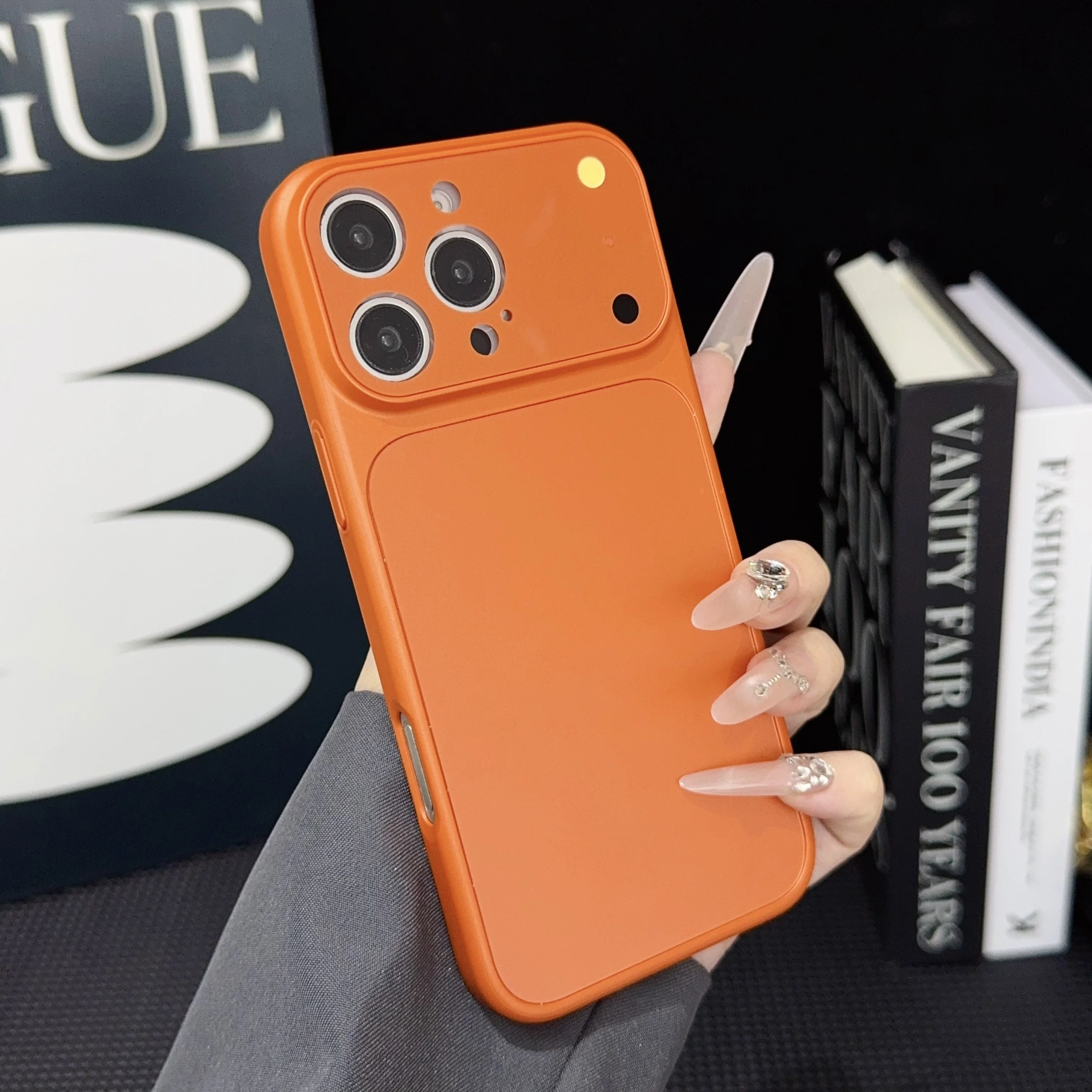Enhanced Nano Matte Shockproof Phone Case with Original Color Camera Protection