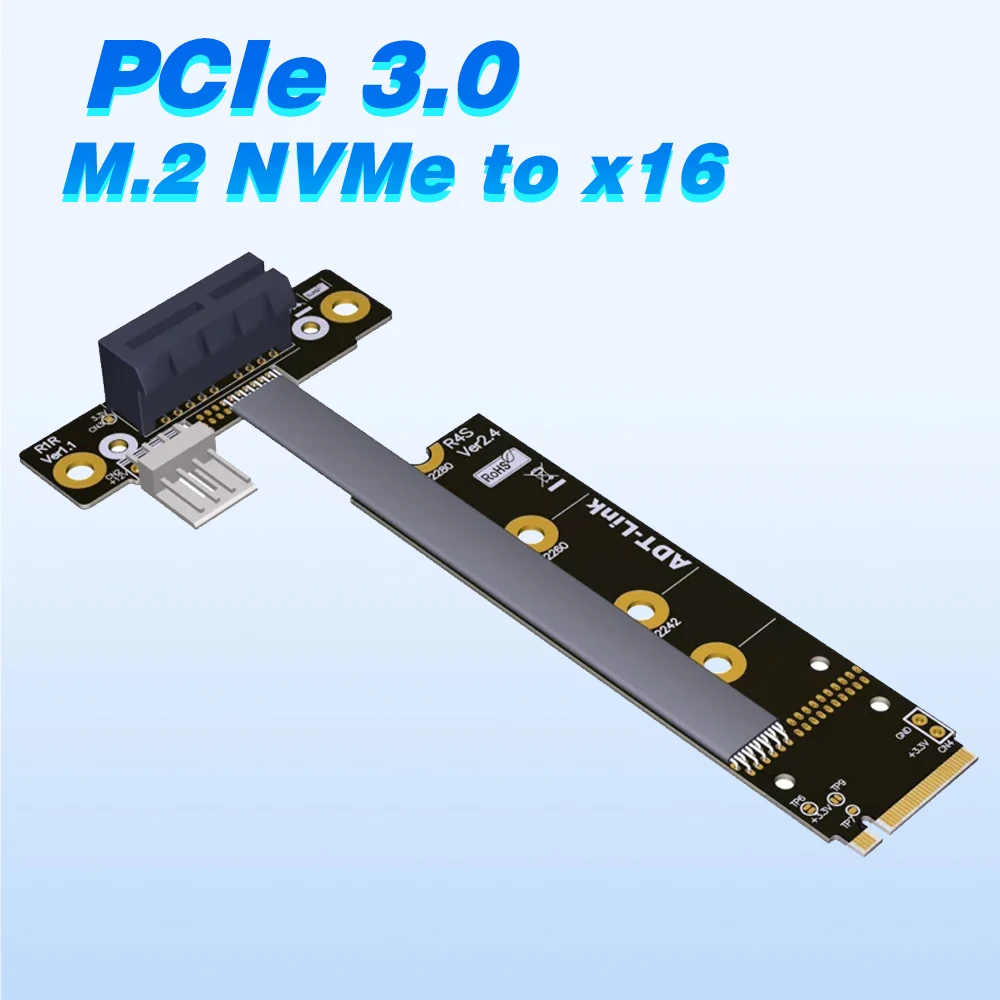 

Новый удлинитель видеокарты передается на pci-e x1 x16 M2 полный скоростной стабильный неusb-кабель PCIe 3,0x1 gen3 ; 8G/bps Max