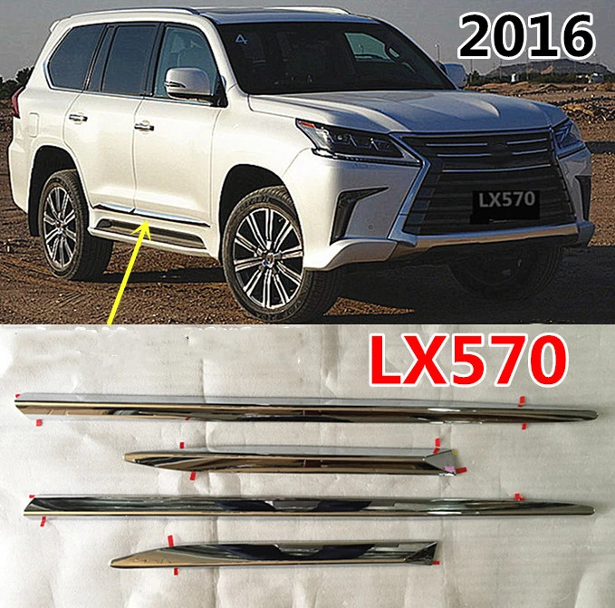 

4 шт., декоративная крышка для Lexus LX570 2016-2019 Chrome