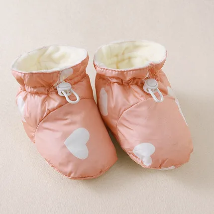 Baby Shoes Soft Sole, Fleece Lined Infant Booties for 0-12 Months, Winter Warm Non-Slip First Walkers, Unisex Newborn Gift