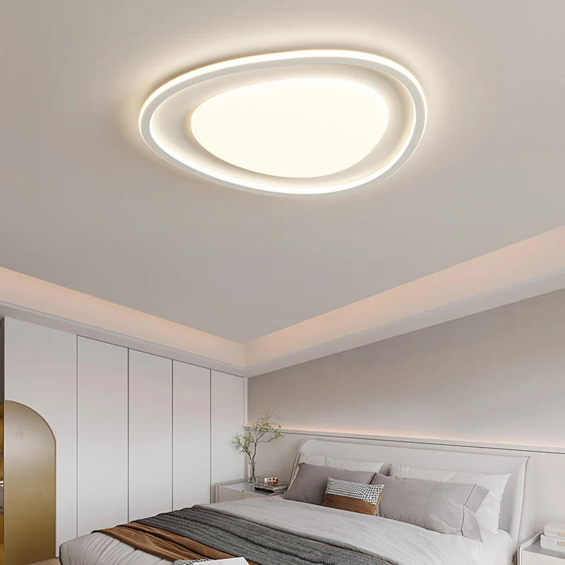 Creative Living Room Chandeliers Cream Style Full Spectrum Whole House Lamp Set Smart Lamp Simple Ceiling Eye Protection