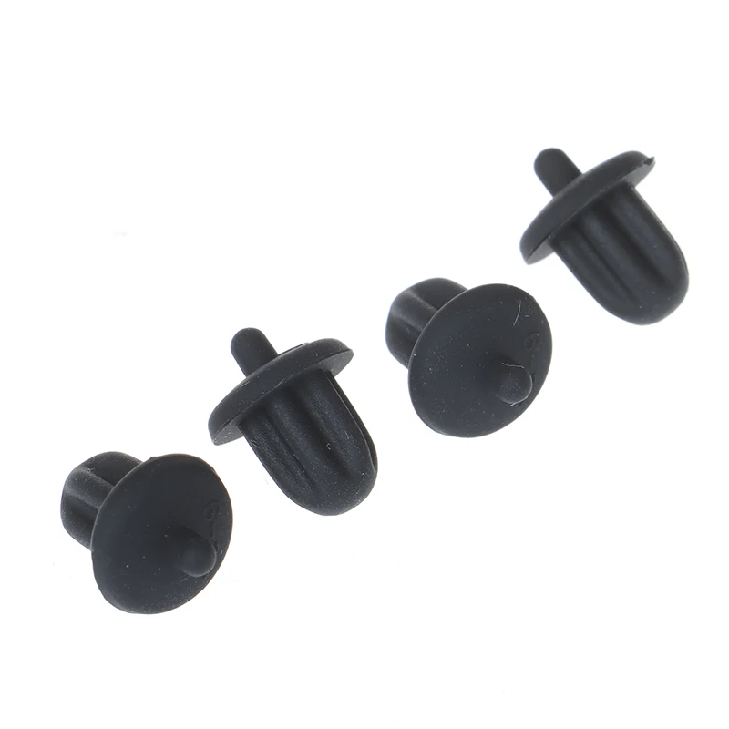 10pcs Black Rubber 6.35mm Audio Jack PC DVD Microphone Socket Dust Cover