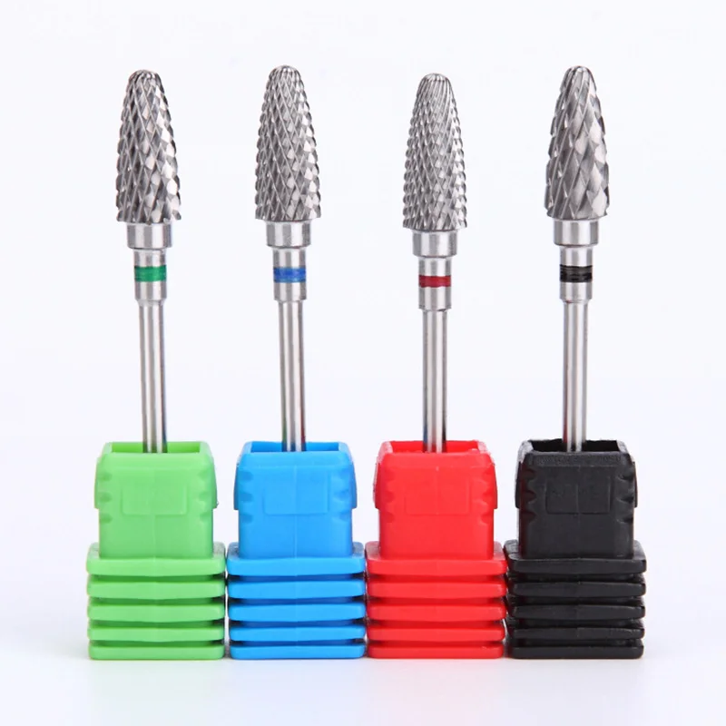 Carbide Tungsten Nail Bits Milling Cutter Burrs Electric Nail Drill Bit Pedicure  Cuticle Clean Tools For Manicure Buffers Drill — view 4