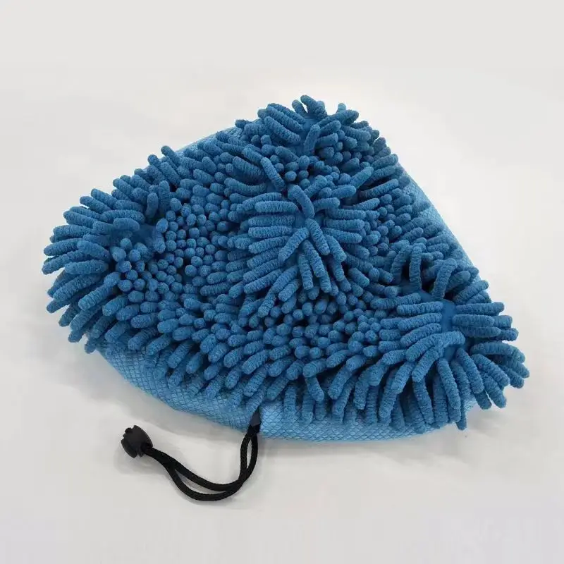 1/2 pezzi Mop tamponi di ricambio Mop a vapore cuscinetti in ciniglia testa di mocio per uso domestico tampone di stoffa lavabile forniture per la pulizia del pavimento