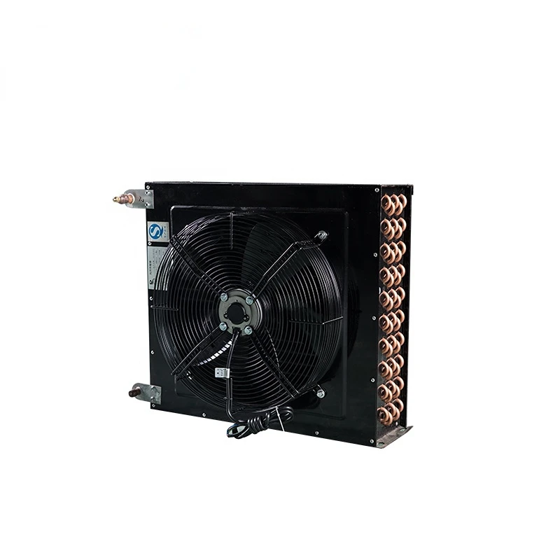 

air cooled shape cold room condenser unit 1.2 KW 220V condenser with fan