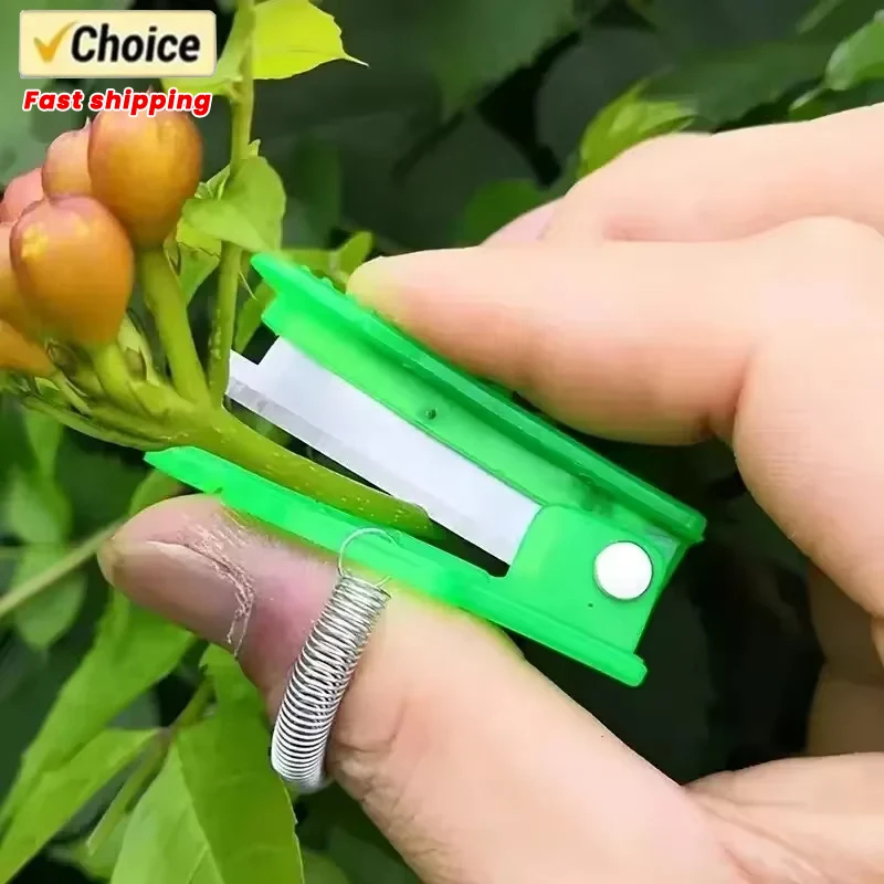 Vegetable Cutter Garden Tool Vegetable Picking Guillotine Knife Thumb Knife Pruning Leaf Cutting Scissors 1-80pcs