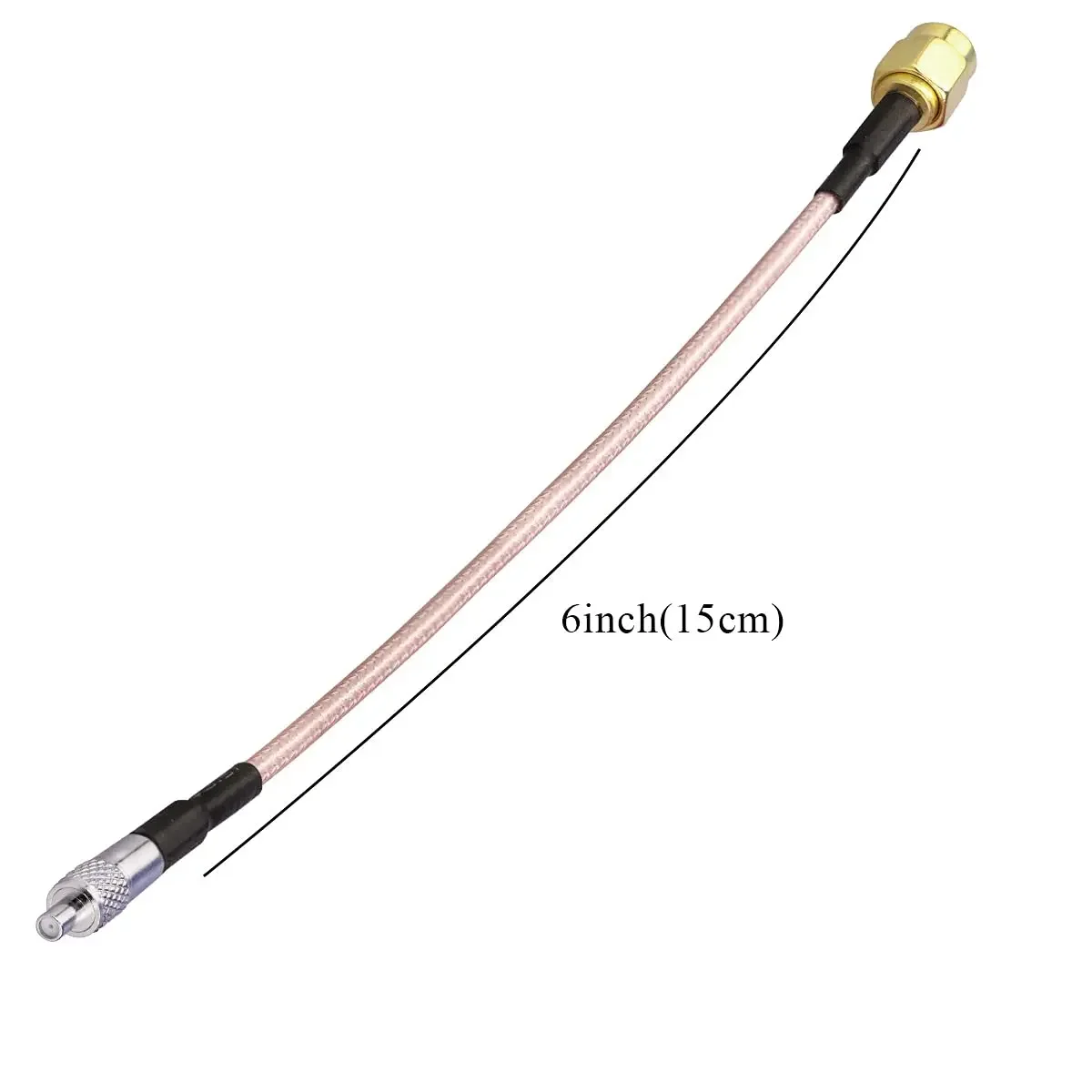 Cavo Coassiale RG316 50cm | SMA Femmina A TS9 Maschio | Per Router 4G LTE | MiFi Hotspot | Angolo Retto