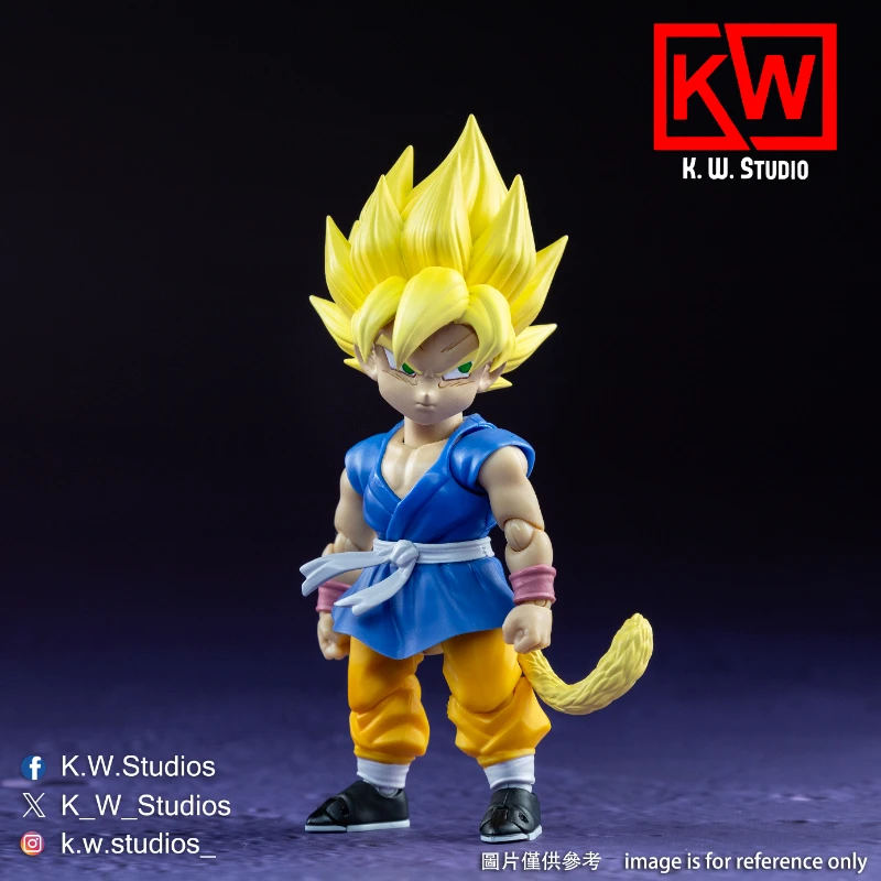 KW Studio Dragon Ball GT S.H.Figuarts SHF KW003 KW004 SSJ3 Goku GT Head Accessories Kit Anime Action Figures Toys Models