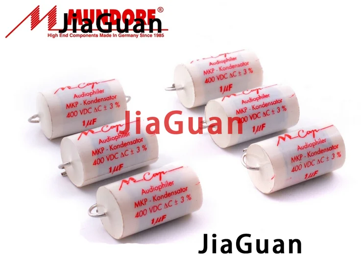 2 Pz Nuova Germania Mundorf Mkp Mcap 1Uf 400V Condensatore Audiophiler M-Cap 105/400V Audio Giunto Non Polare 1U 400Vdc 1.0Uf