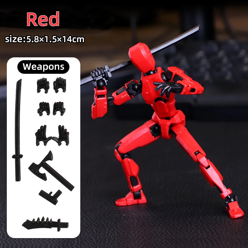 Multi-Jointed Movable Shapeshift Robot 3D Printed Mannequin Dummy 13 Action Figures Toys Kids Adults Parent-children Games gifts 2