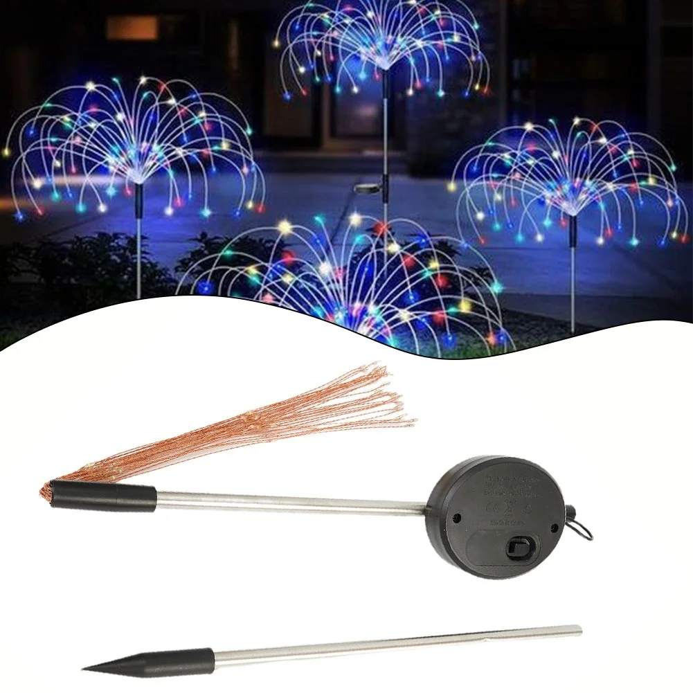 

LED Solar Firework Light Waterproof Outdoor Dandelions Flash String Fairy Light For Garden Landscape Lawn Decor