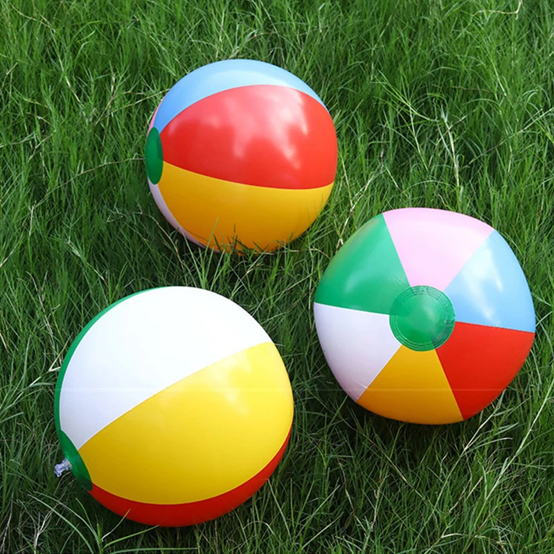 4/2/1Pcs 30cm Colorful Inflatable Ball Swimming Pool Play Party Water Game Balloon Beach Ball Outdoor Sports Props Kids Fun Toys images - 6