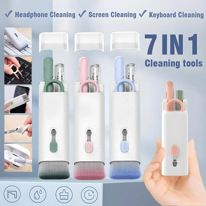 7-In-1-Cleaning-Kit-Computer-Keyboard-Cleaner-Brush-Earphones-Cleaning ...