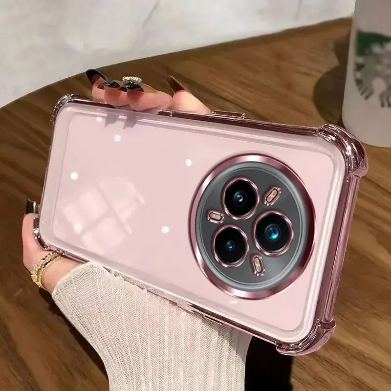 Enhanced Anti-Shock Protective Case with Lens Guard and Plating Finish