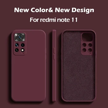Redmi Note 11 12 11S Pro Plus 5G Case Liquid Silicone Phone Cases For Xiaomi Redmi Note 11 12 Note11 Note12 Pro Turbo Soft Cover