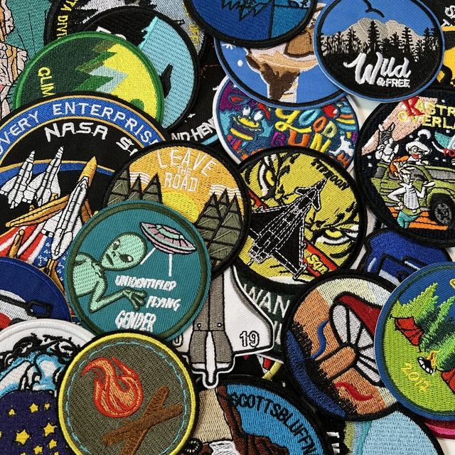 Nature Park Patch Landscape Patches Stickers For Clothes Badges Outdoor  Sewing Patches For Clothing Appliques Jeans Hat Backpack