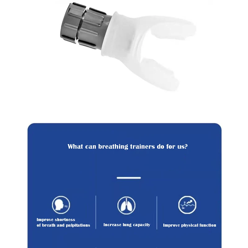 Breathing Exercise Device for Lungs with Adjustable Resistances