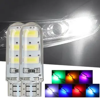 DC 12V High Quality T10 W5W LED Bulb 5630 6SMD Led Car Wedge Lamp Sign Turn Signal Car Lights Repair Replacement Bulb