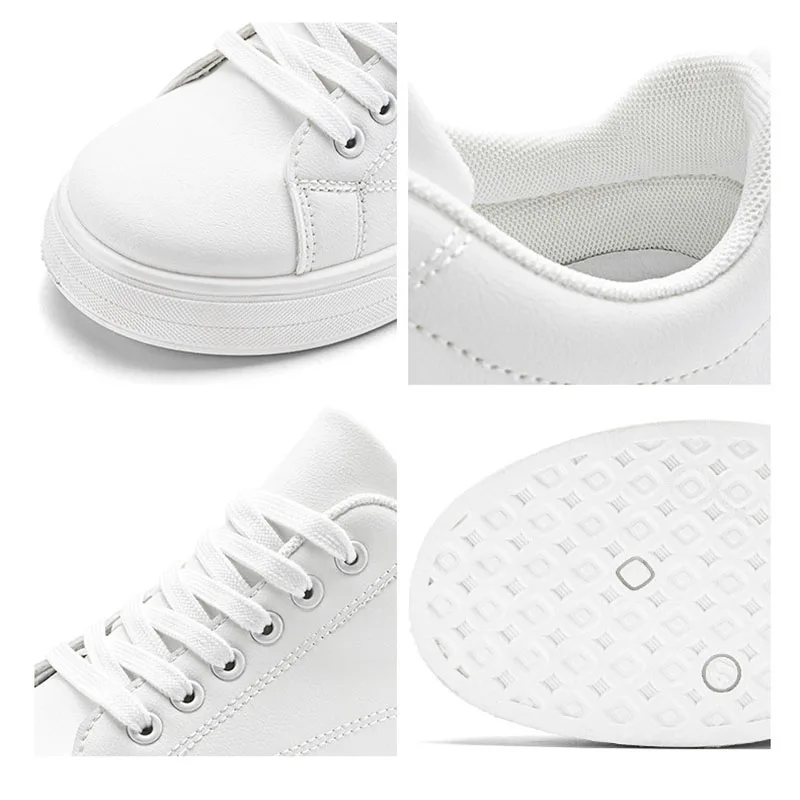 Casual Sneakers Solid Color Men Artificial PU