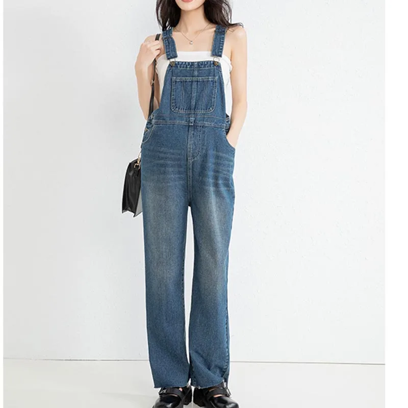 Maternity Denim Jeans Trousers Suspenders Overalls Jumpsuits Pregnancy Clothing Plus Size for Pregnant Women