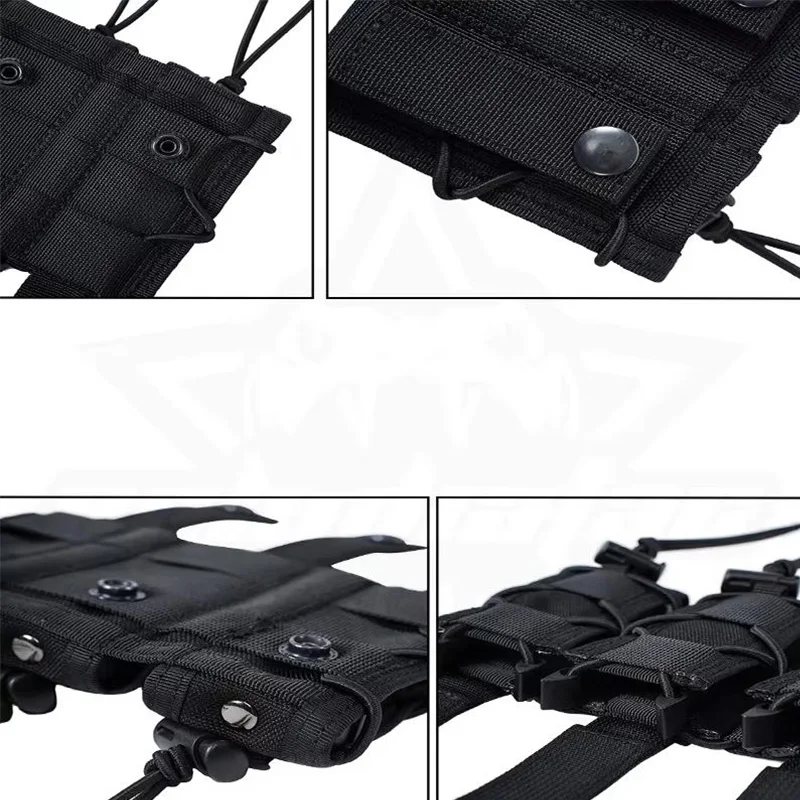 9mm Magazine Pouch Double Triple Magazine Pouch Molle Open for 17 19 OPHIDIAN