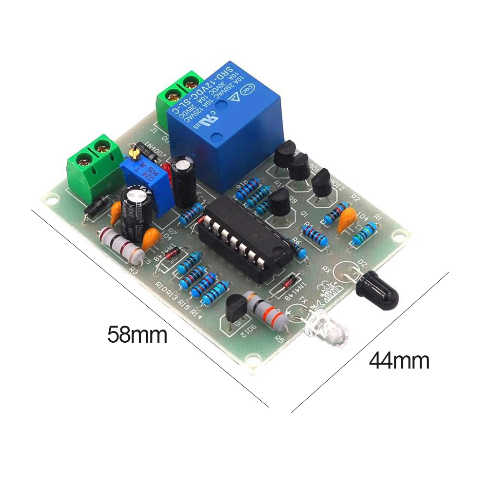 적외선 근접 스위치 DIY 키트 0-40초 지연 자동 수도꼭지 IR 센서 모듈