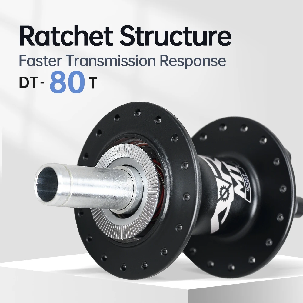 ARC 80T 라쳇 MTB 허브 6개의 밀폐형 베어링 15x110 12x148 10x141 자전거 허브 알루미늄 합금 HG MS XD 8 9 10 11 12단 변속용