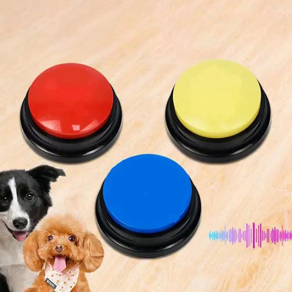 

Toys Easy Carry Sound Button Noise Makers Pet Supplies Voice Recording Recording Toy Answering Buttons Talking Button Dog Toys