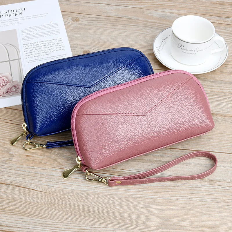 2023 Casual Pu Leather Women Wallets Zipper Lady Money Bags Coin Purse Woman long Wallet Money Card ID Holder Bags Purses Pocket