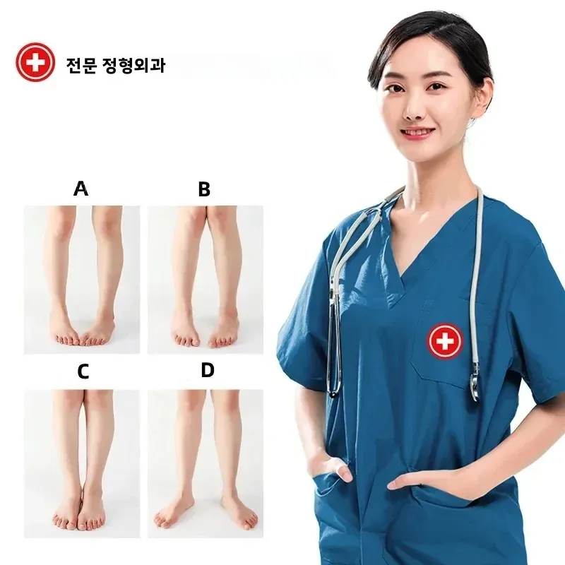 1쌍의 실리콘 정형외과용 깔창, 발바닥 근막염용 자석 마사지 기능 포함, O/X 다리형 외반증 교정 패드, 발 통증 완화