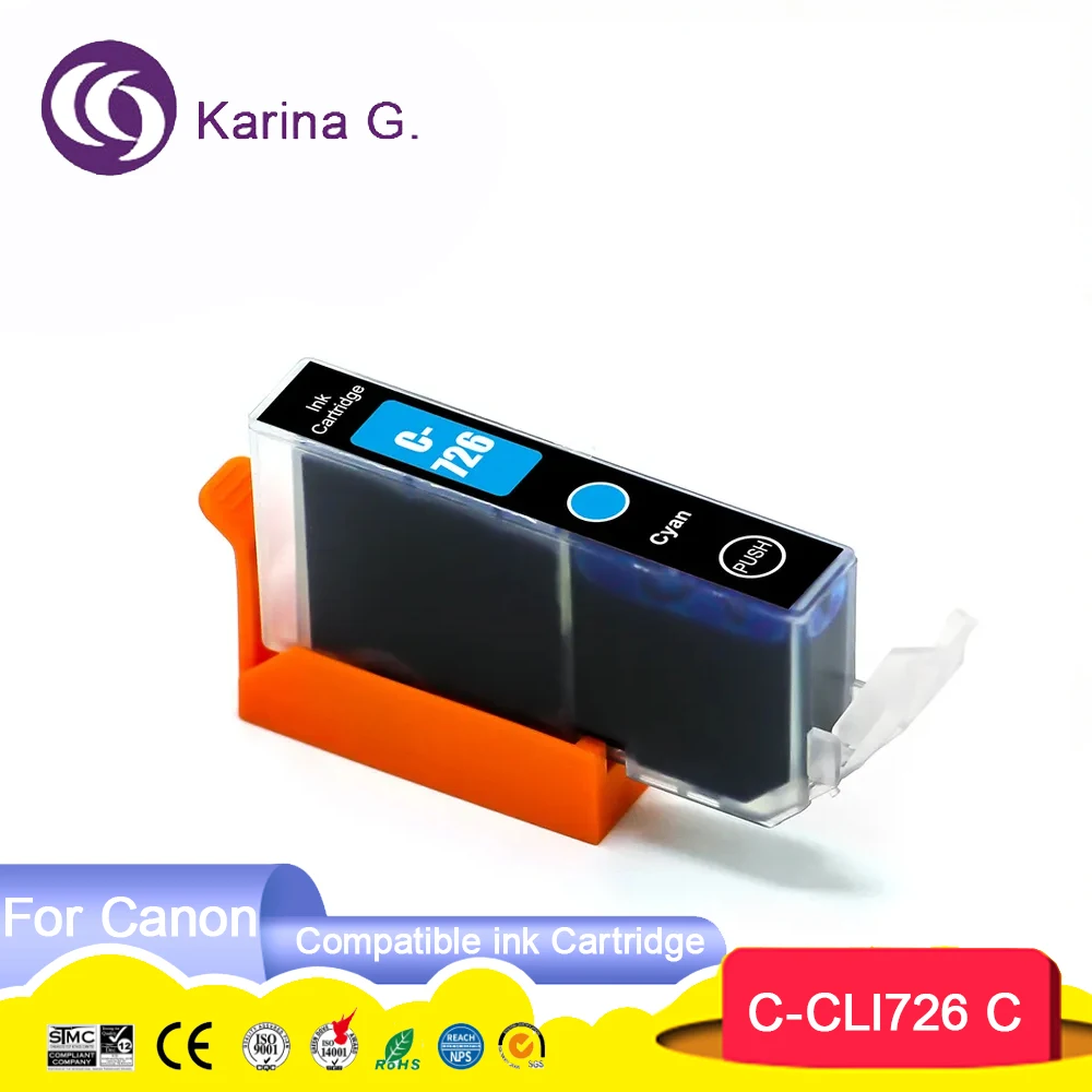 For  PGI725 CLI726 PGI-725 CLI-726 Compatible Ink Cartridge Suit For  PIXMA MG61