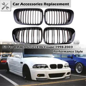 Calandre Avant Gauche Et Droite Pour Bmw E46 2 Portes 3 Série M3 98-01  Coupé - Grilles De Calandre - AliExpress