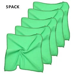 Premium Microfiber Towels for Versatile Cleaning and Polishing (30x30cm 5PCS green)
