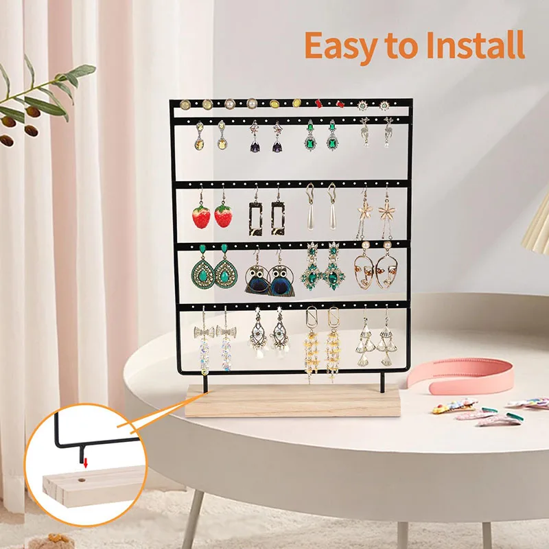 Earring Display Stand,Earrings Holder Organizer and Earring Tree 100  Holes,5 Tier Jewelry Organizer rack of Storing for Girls - AliExpress