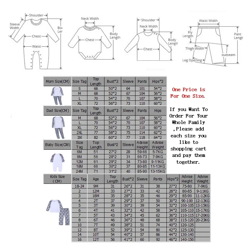 Father Mother Children&Baby Sleepwear Family Matching Outfits Custom DIY Add Own Personalized Image Text Holiday Pajamas Clothes 2