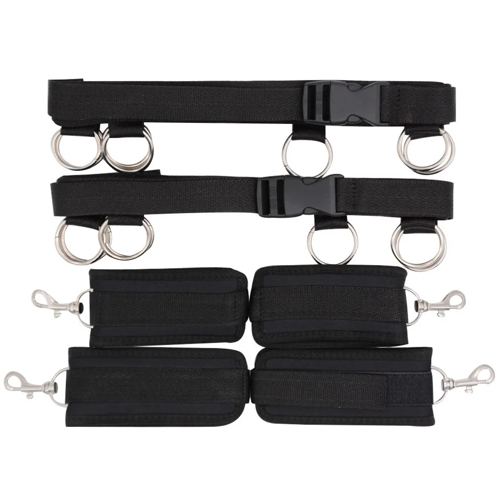 Adjustable Bed Bondage Restraints Sex Adult Under King/Queen Bed Sex BDSM Bondage With Wrist Ankle Cuffs SM Sex Toys For Couples
