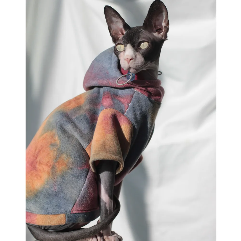 Sizes TATTOO Cat Jumper for a Sphynx Cat Clothes Jumper 