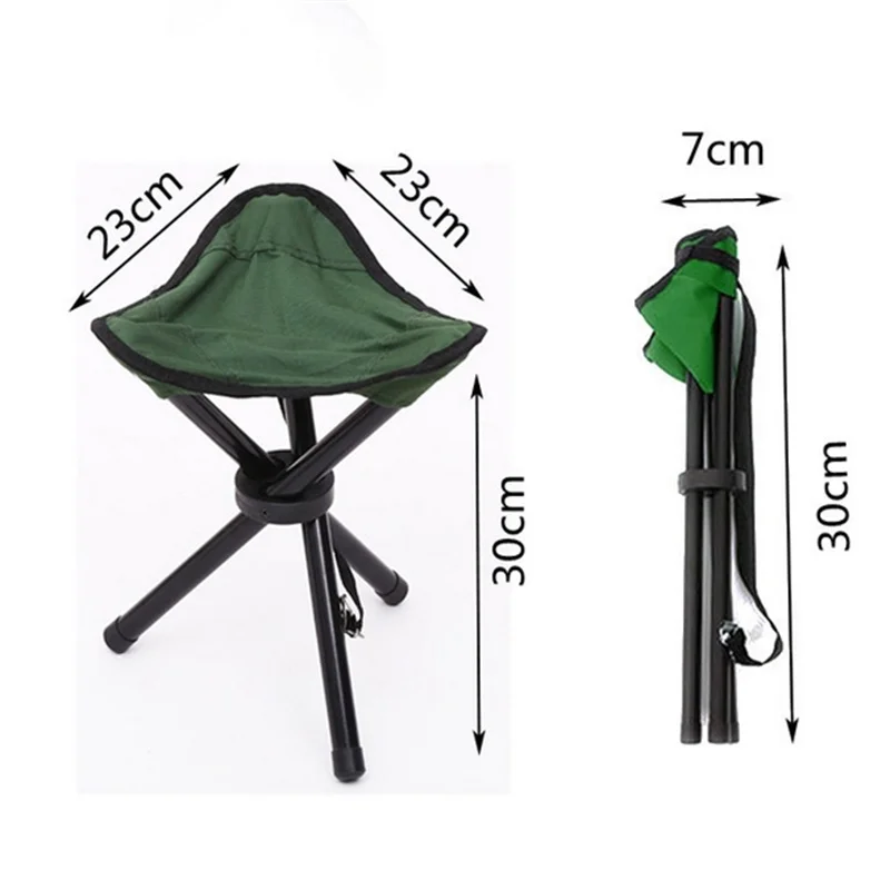 Portable Multifunction 1PC Foldable Outdoor Triangle Stool Beach Chairs Lightweight Ultralight Camping Fishing Picnic Chair