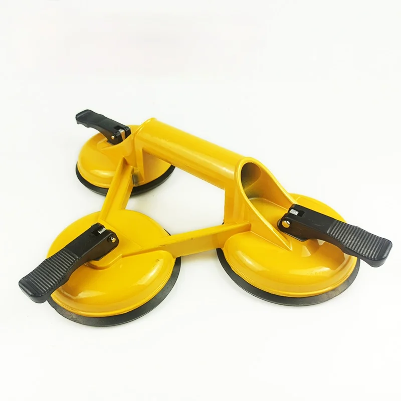 Single Aluminum Alloy Rubber Round Glass Suction Cup