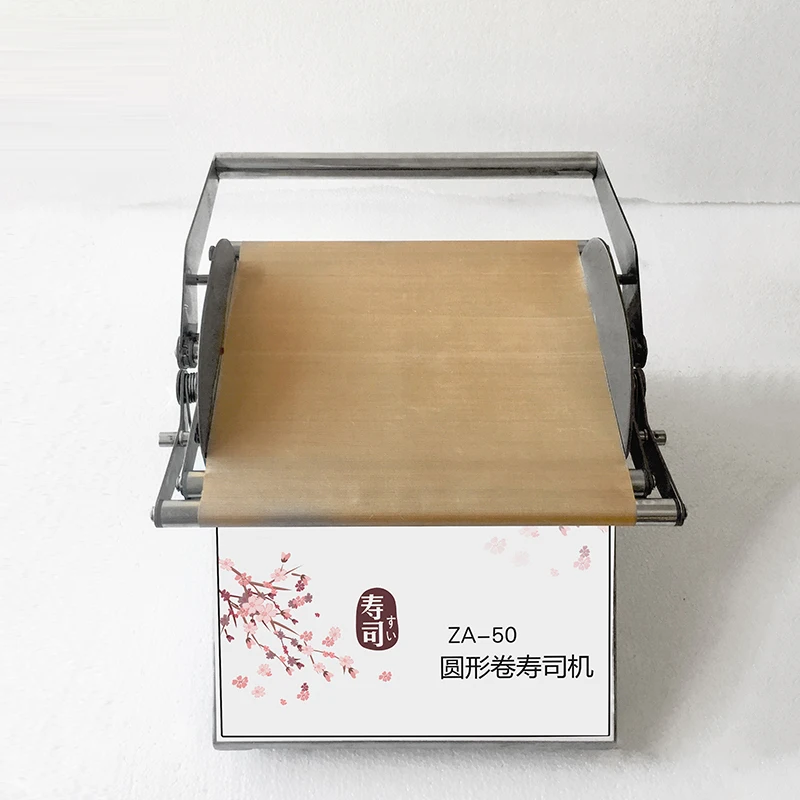 Automatic Stainless Steel Round Square Rice Roll Roller Making Machine Desktop Nigiri Sushi Making Robot Machine
