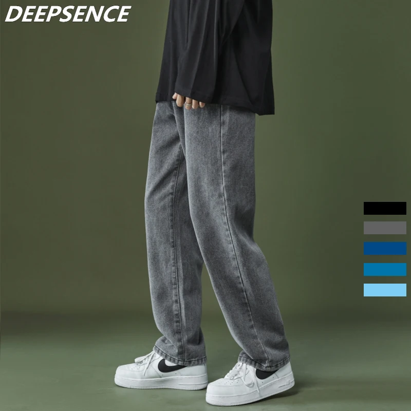 Baggy Jeans For Men Wide Leg Straight Denim Pants Hip Hop Loose Trousers  Streetwea Men's Denim Trousers Mens Designer Clothes - AliExpress